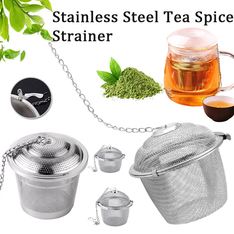 Herbal Wellness Products - 1-2Pcs Stainlesss Steel Tea Spice Strainer