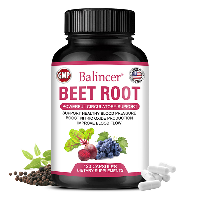 Valerian Root Capsule - Organic Beetroot Capsules, Improve Blood Circulation,