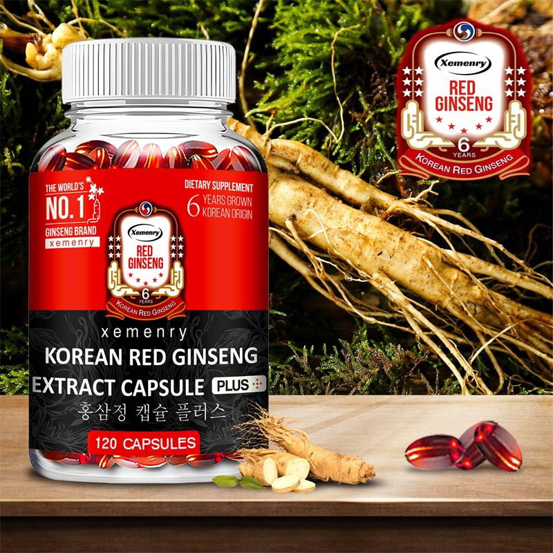 Valerian Root Capsule - Korean Red Ginseng Supplement - Supports