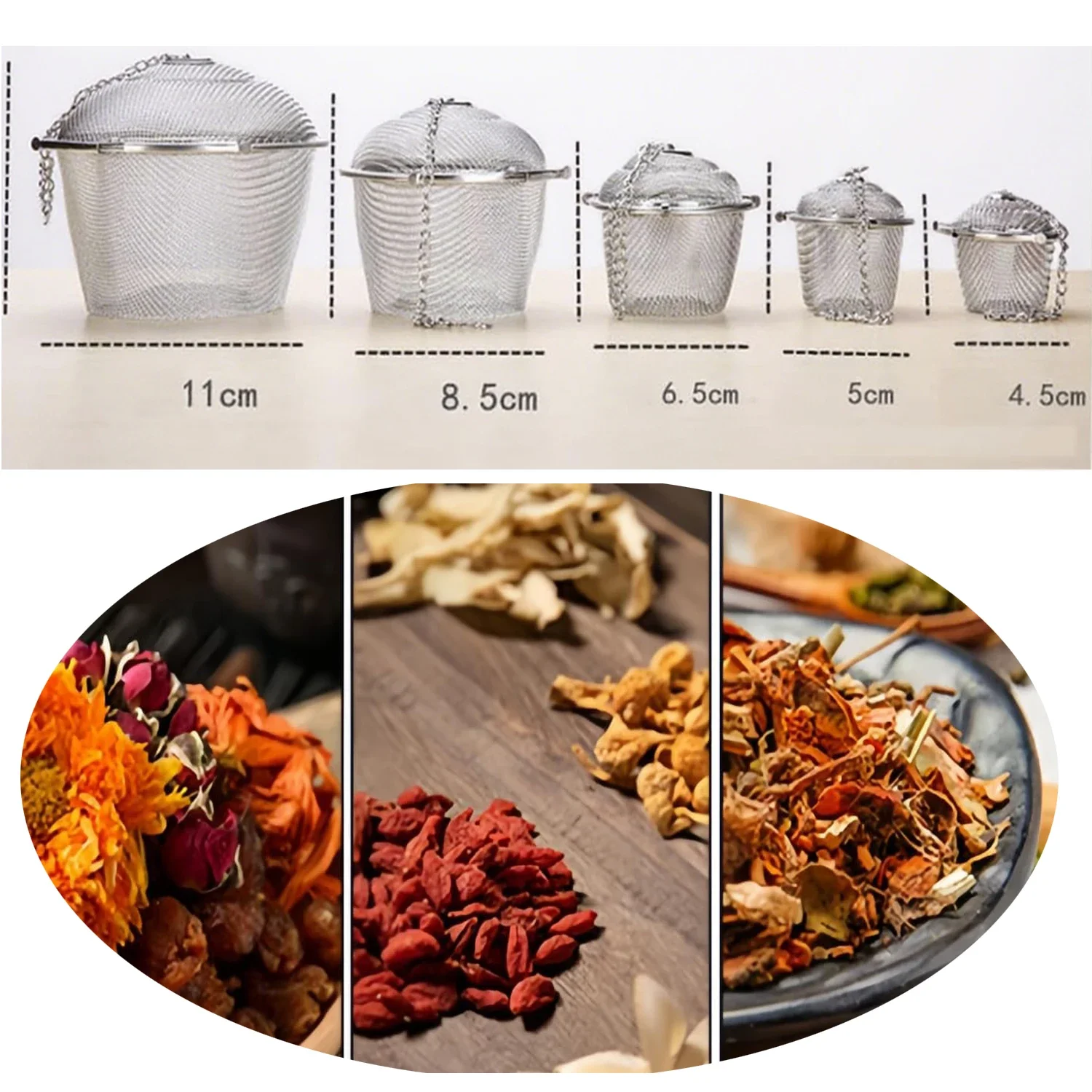 1-2Pcs Stainlesss Steel Tea Sp - Herbal Wellness Products 评论和价格