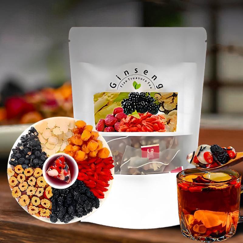 Ginseng Five Treasure Tea Natu - Herbal Wellness Products 评论和价格
