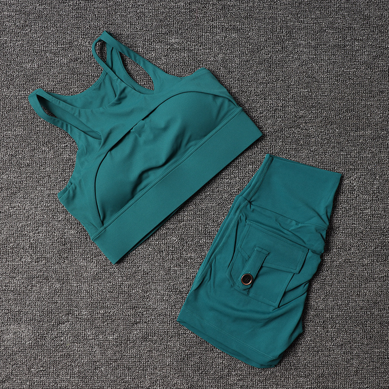 Fitness Shorts Yoga Sets Women - Herbal Yoga 评论和价格