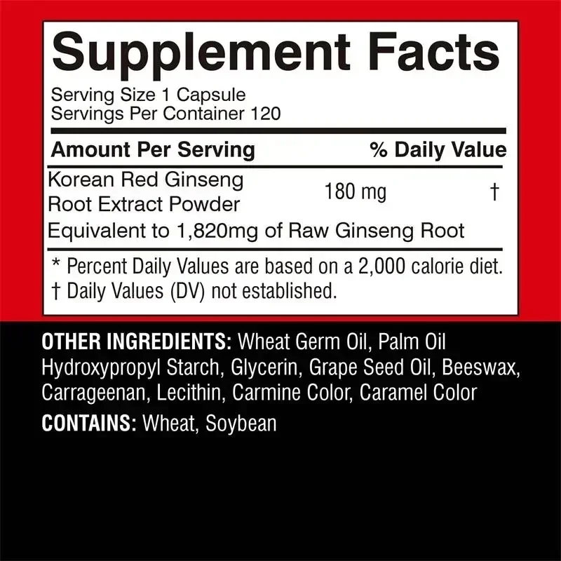 Korean Red Ginseng Supplement  - Valerian Root Capsule 评论和价格