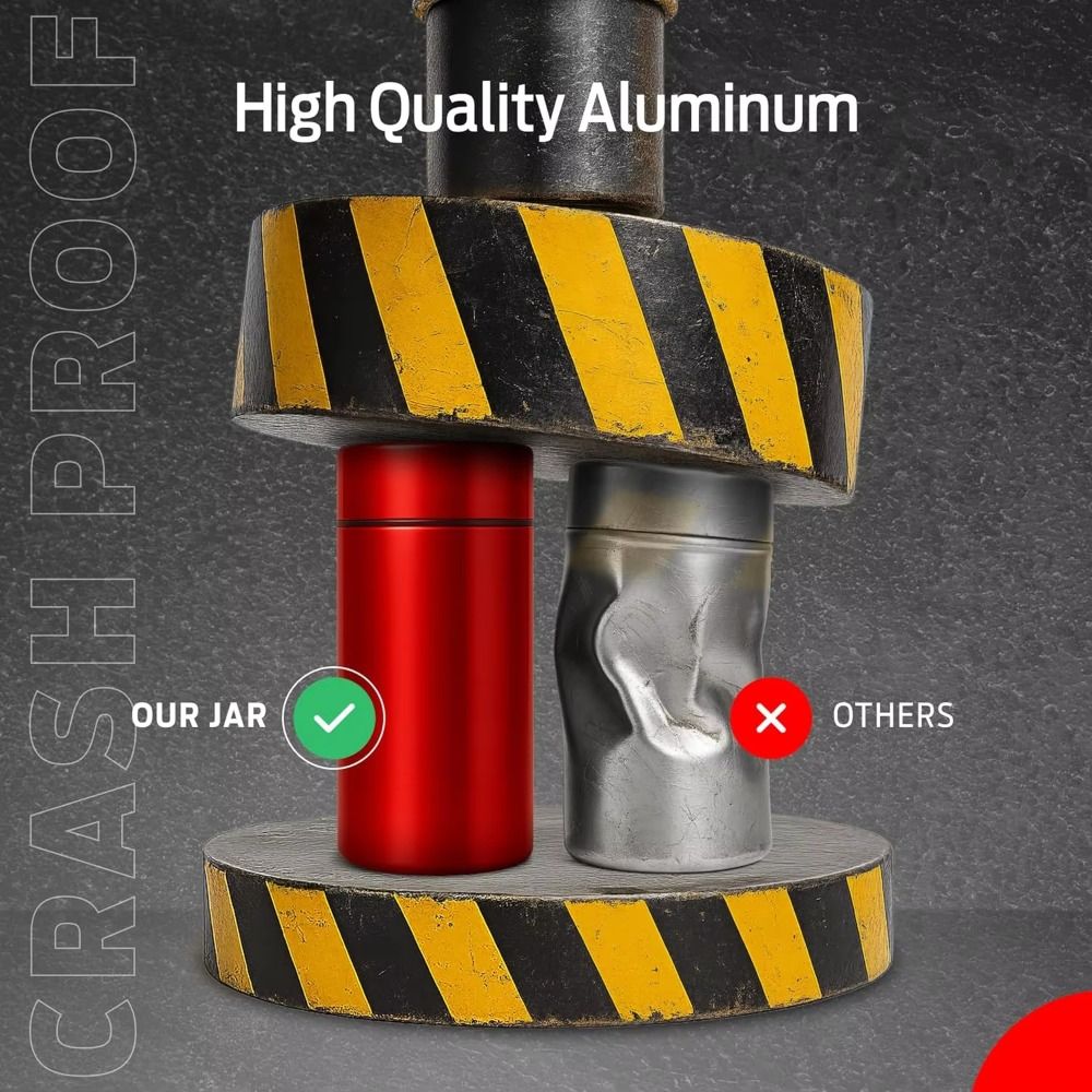 New Portable Aluminum Jar 50ml - Herbal Wellness Products 评论和价格