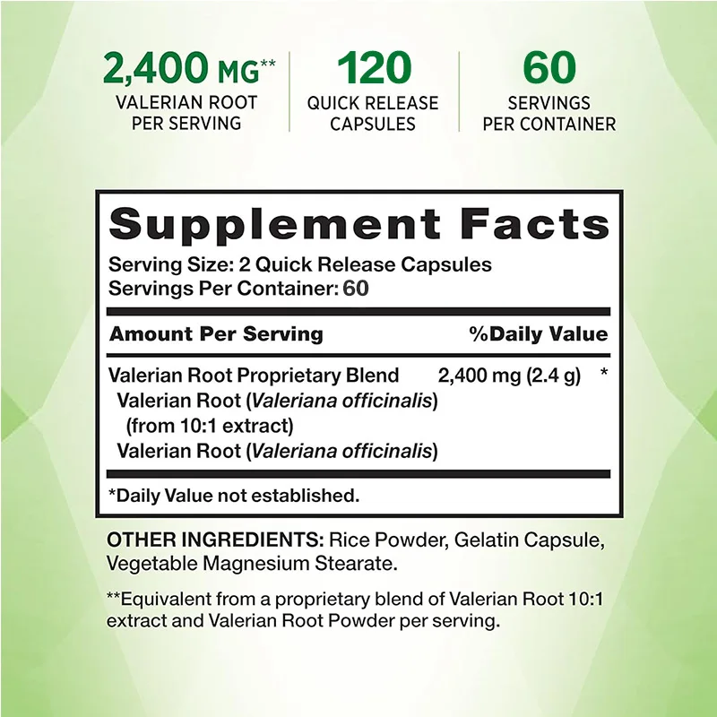 Valerian Root Capsules - It He - Valerian Root Capsule 评论和价格