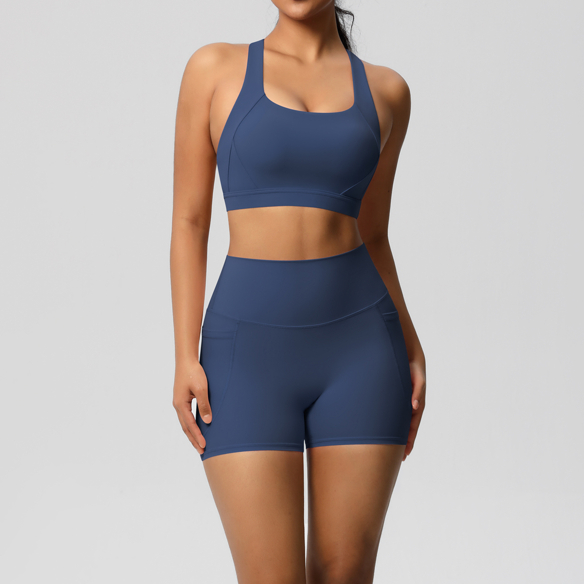 2PCS Sportswear With Pocketed  - Herbal Yoga 评论和价格
