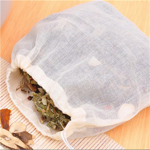 1pc/10Pcs Cotton Tea Bags Musl - Herbal Wellness Products 评论和价格