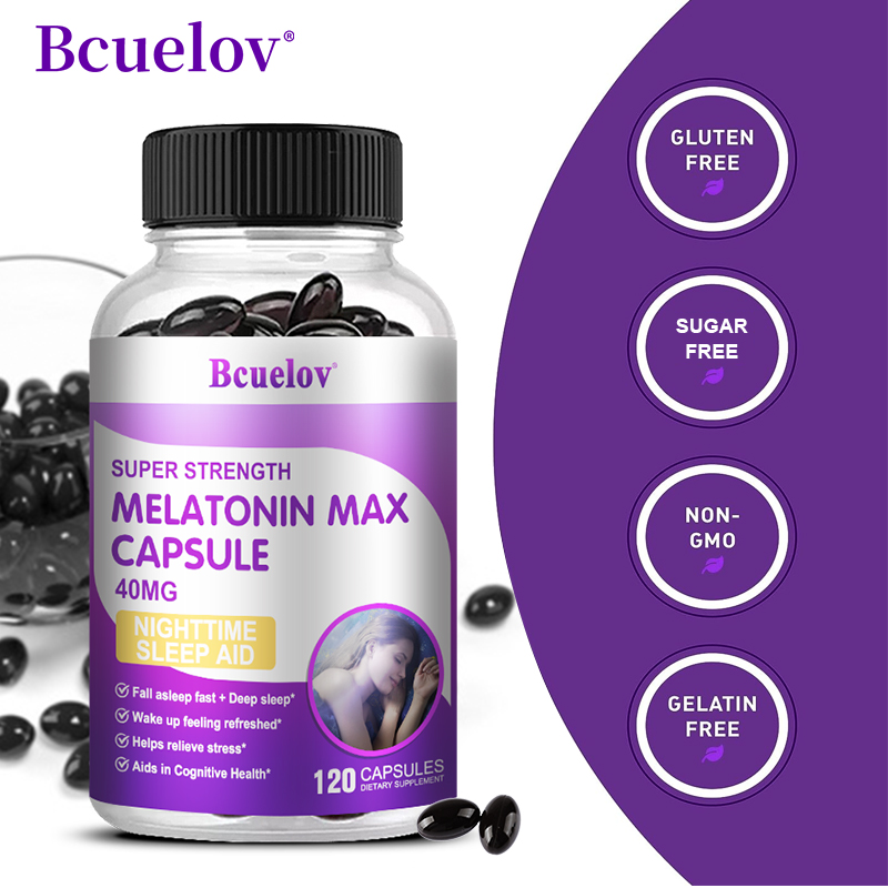 40mg Melatonin Capsules with C - Valerian Root Capsule 评论和价格