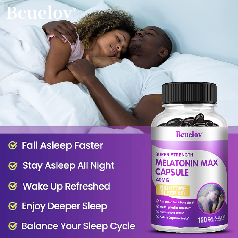 40mg Melatonin Capsules with C - Valerian Root Capsule 评论和价格