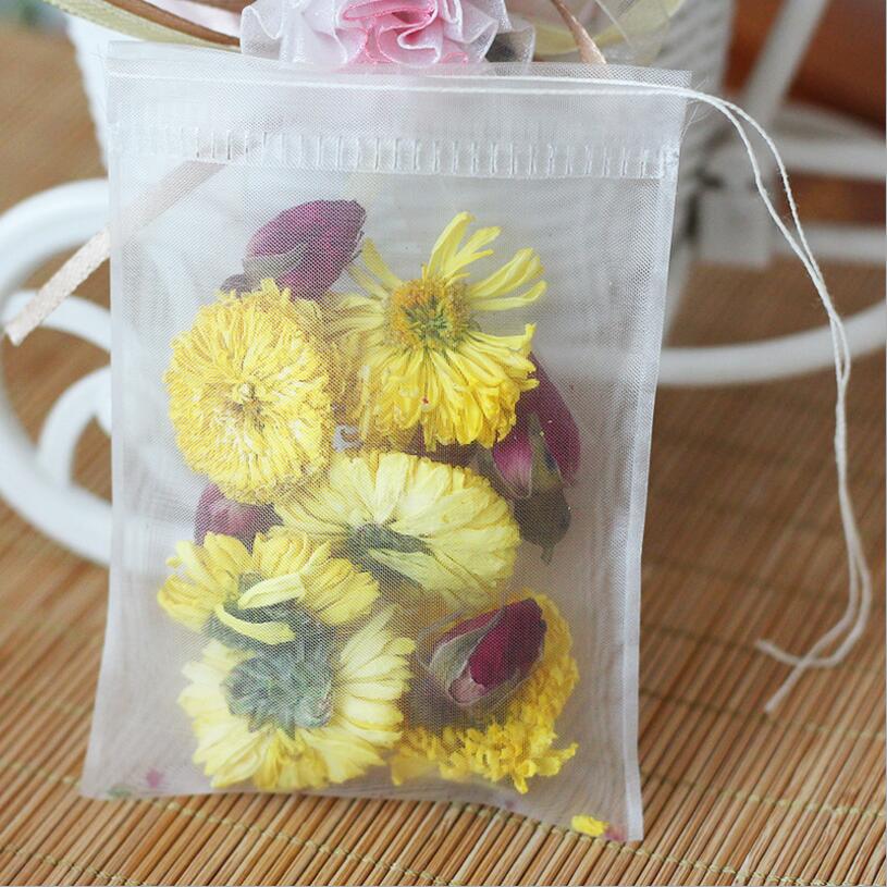 50pcs/lot Empty Tea Bag Nylon  - Herbal Wellness Products 评论和价格